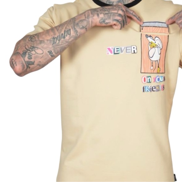 NWT THE HIDEOUT CLOTHING NEVER RAT MOUSE TRAP POCKET TEE - Picture 5 of 9